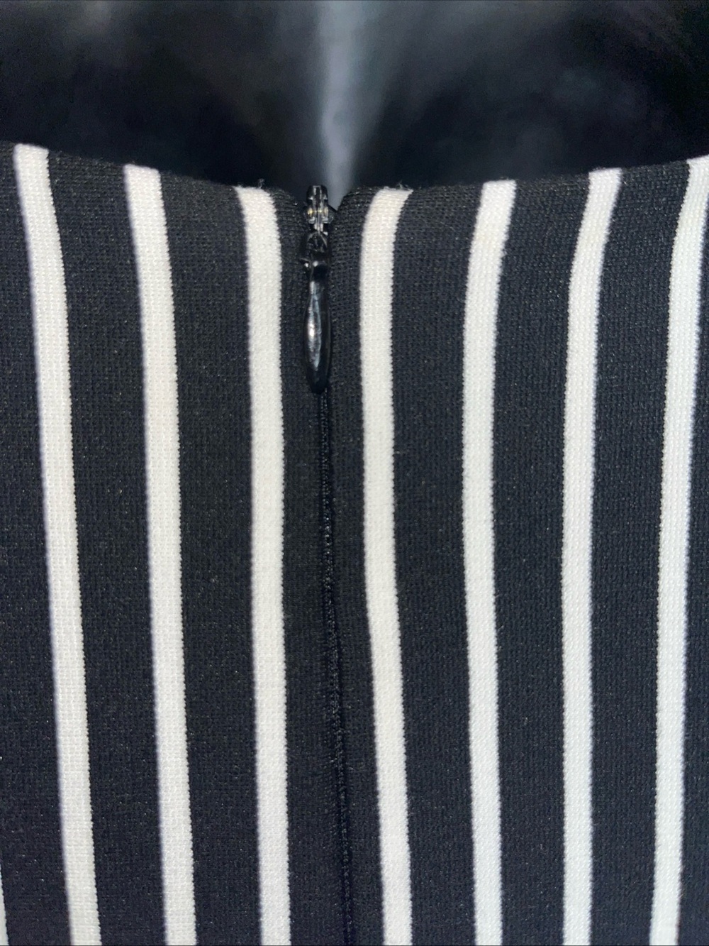 Lulu's Black & White Striped Mini Dress - Picture 5 of 9